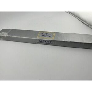 Royal Limited 838-11‎ Silver Plate Gold-Tone 14.5 inches Cake Knife